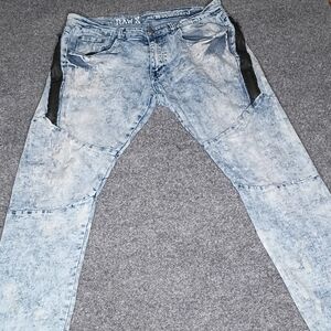 RAW X Light Blue Skinny Jeans 32/30